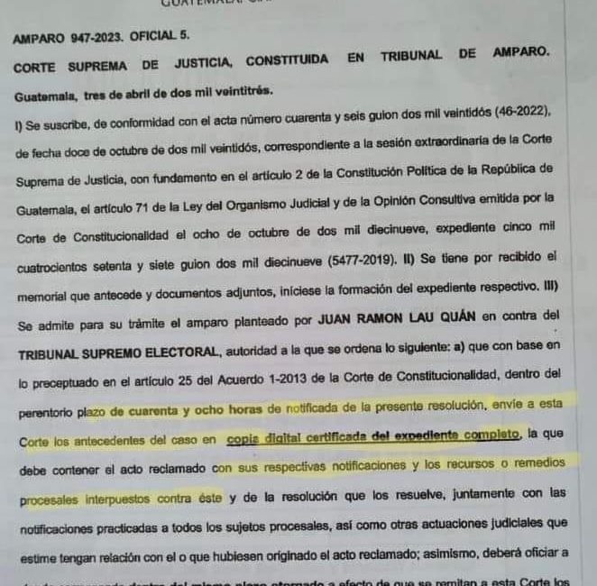 TSE: Fijan plazo de 48 horas para entrega de informe