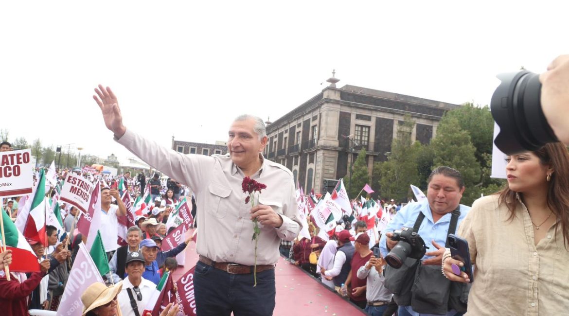 Adán Augusto en Toluca