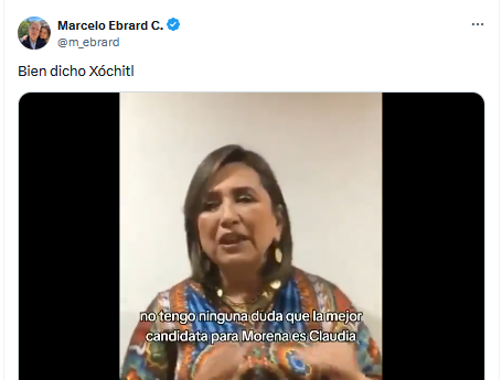 Xóchitl y Ebrard