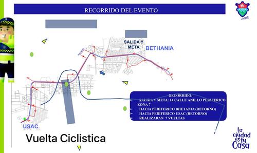 Este 1 de noviembre El Periférico se encontrara cerrado debido a la Vuelta Ciclística.
