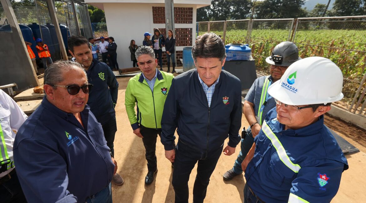 Ricardo Quiñónez supervisa el proyecto Del Pozo en zona 24