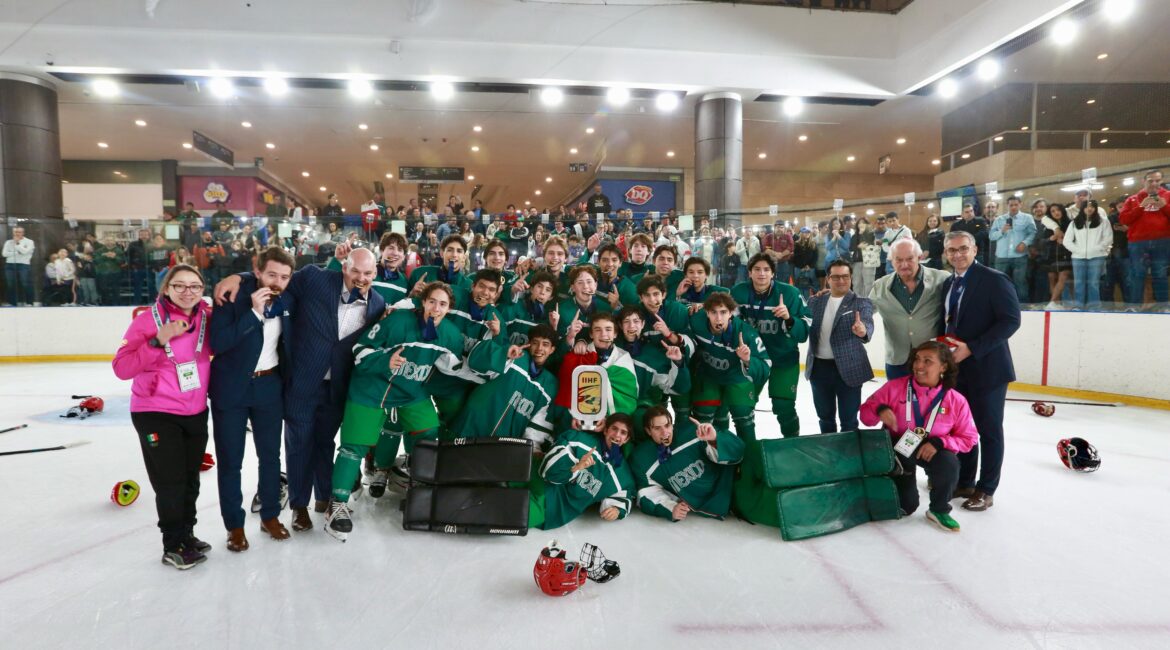 La promesa mexicana: Justin Sosa llevó a su selección al oro en hockey sobre hielo
