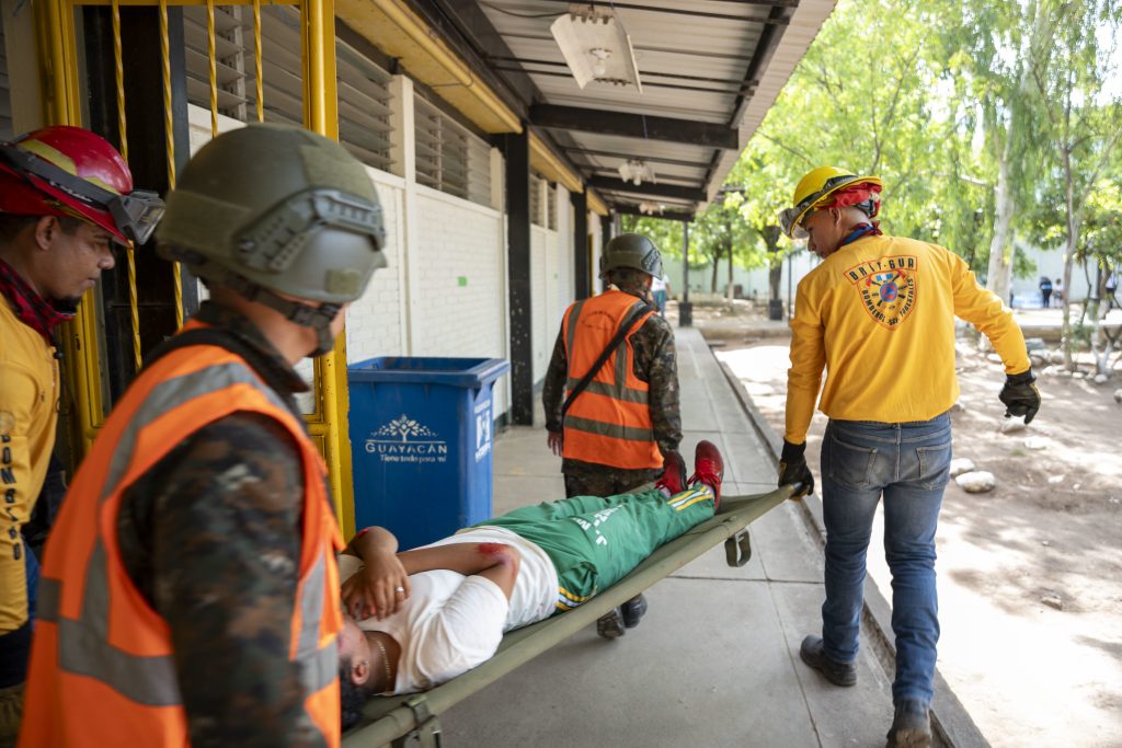 Simulacro nacional de febrero en Guatemala