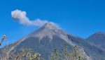 Se activó una alerta por actividad en el volcán de Fuego