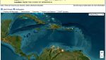 La zona del posible tsunami