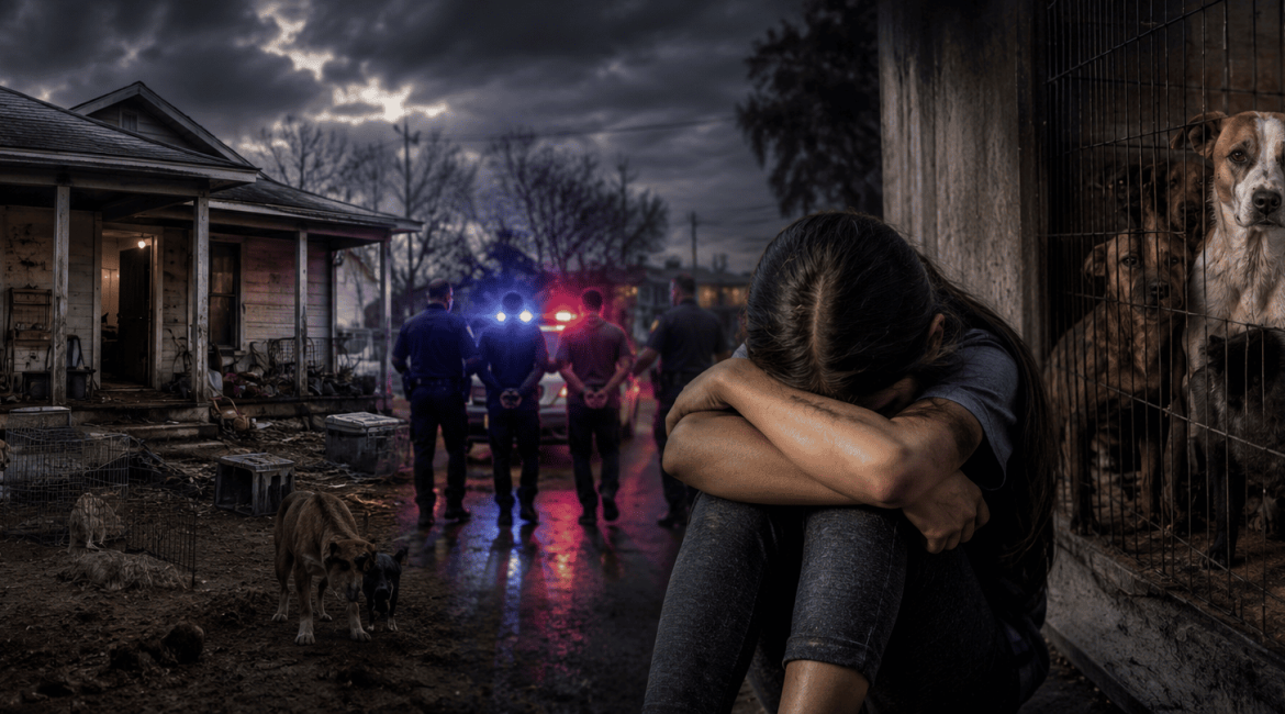 Cuatro integrantes de una familia fueron detenidos en Joplin, Missouri, luego de que la Policía descubriera que una niña de 12 años presuntamente había permanecido encerrada durante un periodo prolongado en una jaula para perros