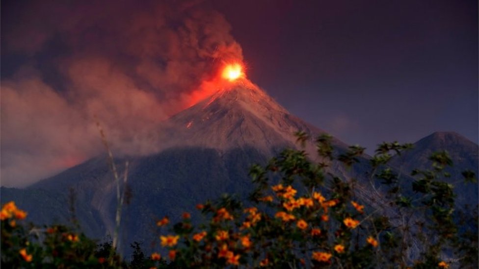 El Volcán de Fuego intensificó su actividad