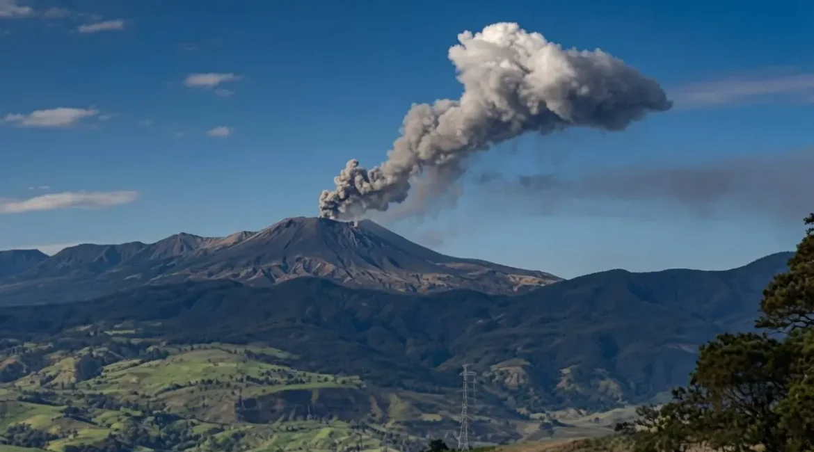 Volcán Puracé mantiene alerta naranja tras el sismo de hoy