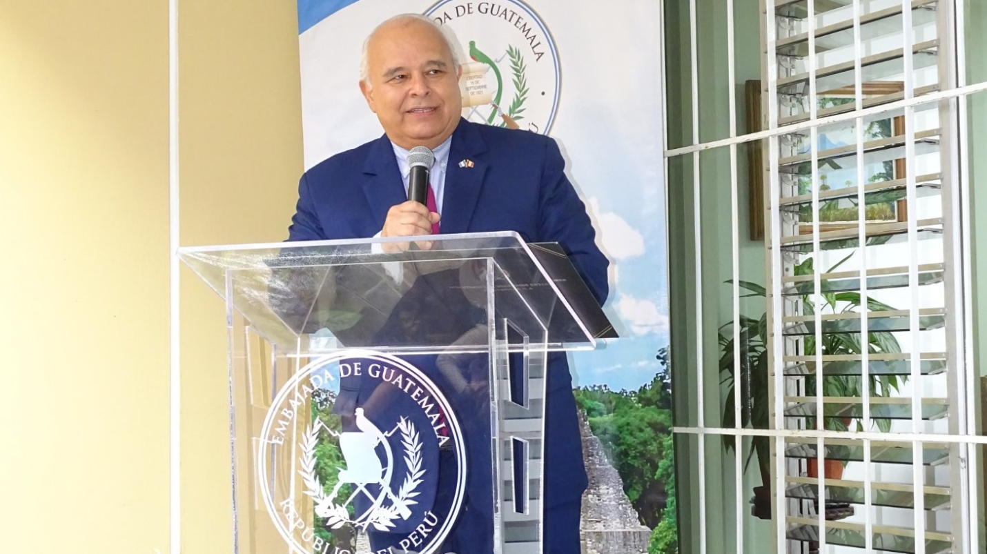 Embajador de Guatemala en Perú destaca la vigencia del TLC y el hermanamiento de ciudades para estrechar relaciones