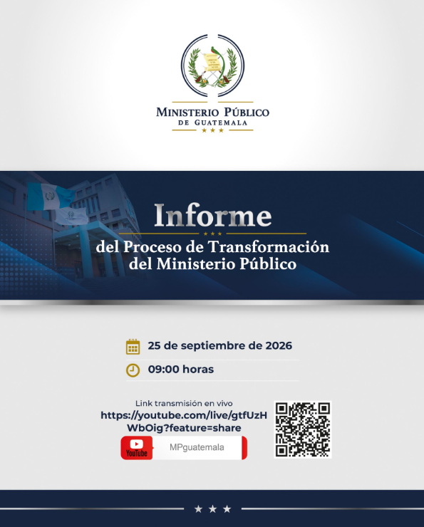 MP solicitó a los medios de comunicación documentación legal para cobertura de Informe del Proceso de Transformación