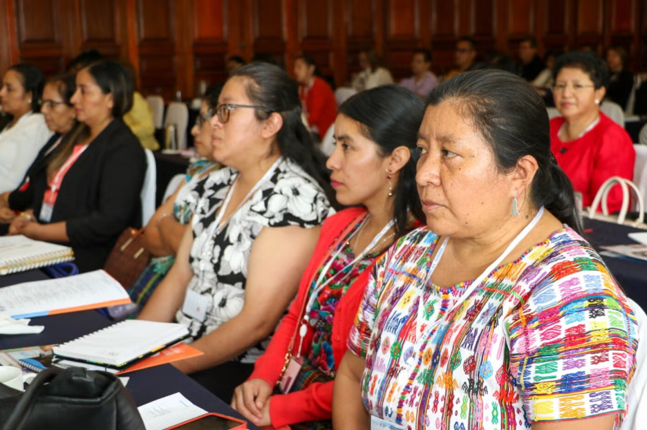 Autoridades de enfermería del MSPAS durante el taller de habilidades gerenciales organizado con la OPS/OMS en Guatemala