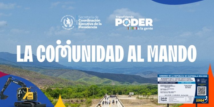 Autoridades de la SCEP presentando oficialmente la campaña comunicacional 'La comunidad al mando' ante medios de comunicación y representantes del Siscode.