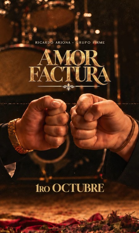 Ricardo Arjona y Grupo Firme estrenan el sencillo “Amor factura”