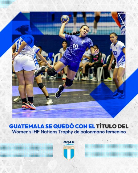 Guatemala se lleva el título centroamericano de balonmano femenino